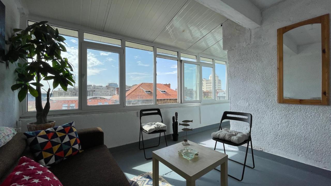 Terrace Balcony Downtown Delight Old Town Oasis City Center Universitate Square Old Town Bucareste Exterior foto